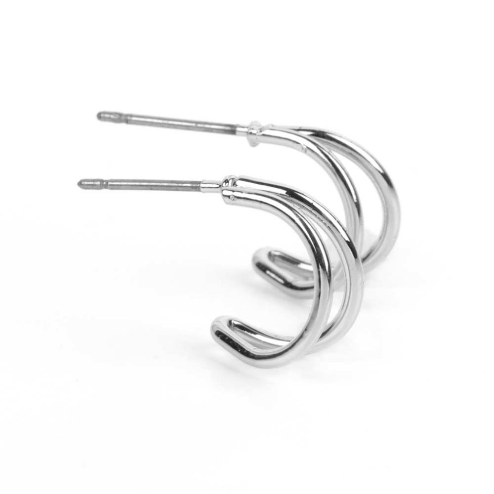 Paparazzi Charming Crescents - Silver